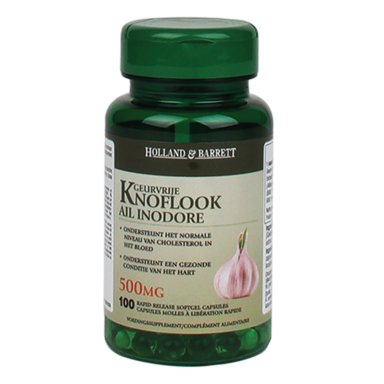 Holland & Barrett Odourless Garlic 500mg 100 Capsules
