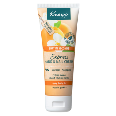 Kneipp Crème pour les mains et cuticules express lait d'abricot et huile de marula (75 ml)