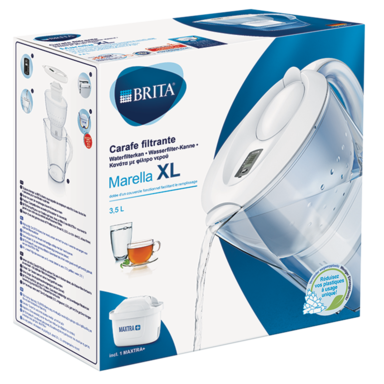 Brita Waterfilterkan Marella Wit - 3,5l