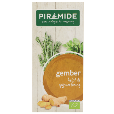 Piramide Gember Bio (20 Theezakjes)