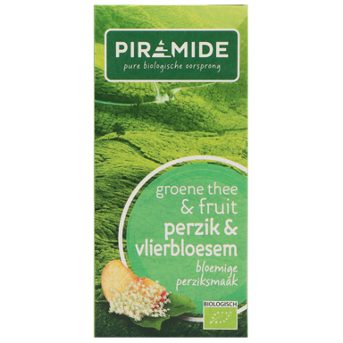 Piramide Groene Thee Perzik Bio (20 Theezakjes)