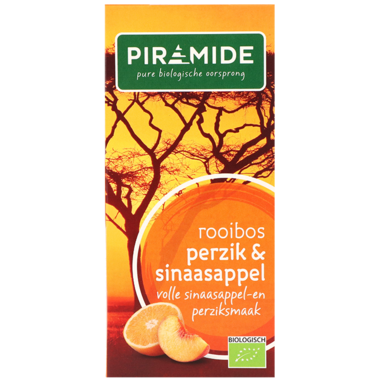 Piramide Rooibos Perzik Sinaasappel Bio - 20 theezakjes