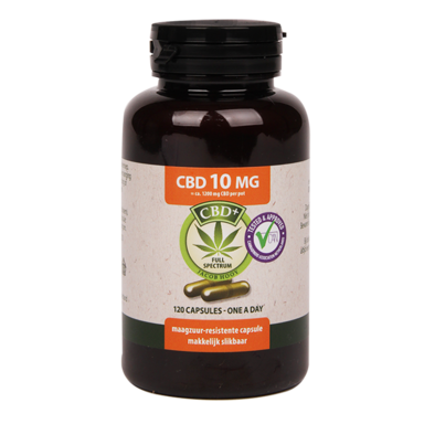 Jacob Hooy CBD, 10mg (120 Capsules)
