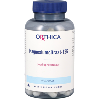 Orthica Magnesiumcitraat 125 (90 Capsules)