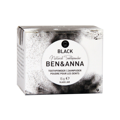 Ben & Anna Toothpowder Black Whitening - 15g