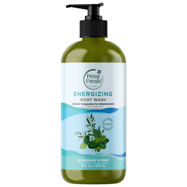 Petal Fresh Energizing Bath & Shower Gel Rosemary & Mint - 475ml