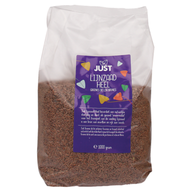 Just Lijnzaad Heel (1000gr)