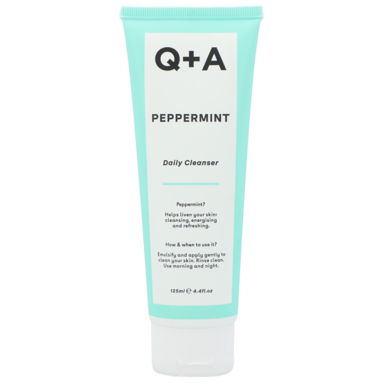 Q+A Peppermint Daily Face Wash - 125ml