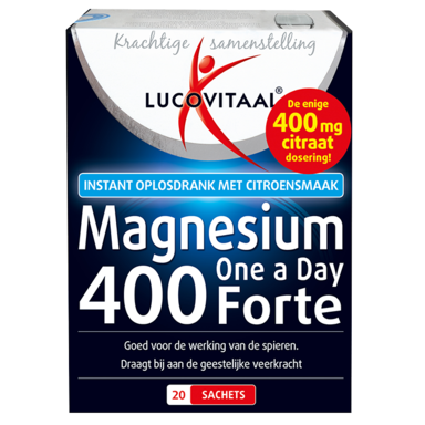 Lucovitaal Magnesium Forte, 400mg (20 Sachets)