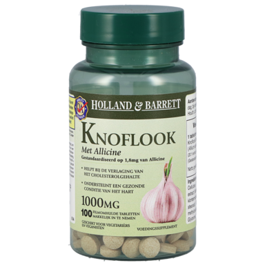 Holland & Barrett Knoflook Met Allicine, 1000mg (100 Tabletten)
