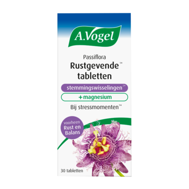 A.Vogel Passiflora Rustgevende Tabletten Stemmingswisselingen (30 Tabletten)