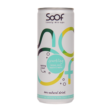 Soof Sparkling Lemon, Mint, Apple & Water (250ml)