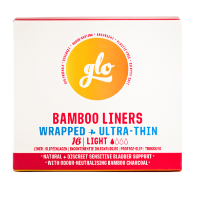 glo Bamboo Liners for Sensitive Bladder - 16 stuks