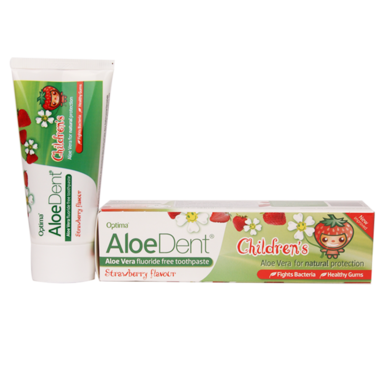 Aloe Dent Children's Kindertandpasta Strawberry (50ml)