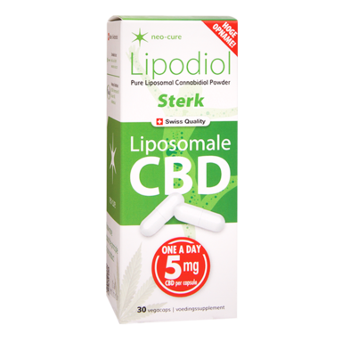 Neo-Cure Lipodiol Liposomale CBD Sterk, 5mg (30 Capsules)