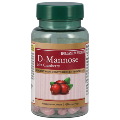 Holland & Barrett D-Mannose met Cranberry (60 tabletten)