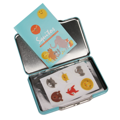 Squitos Autocollants citron eucalyptus citronnelle - 24 pièces