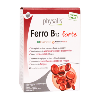 Physalis Ferro B12 Forte (45 Tabletten)