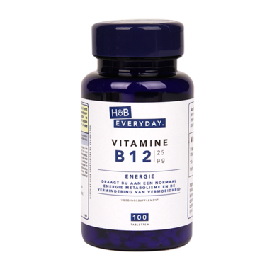 H&B Everyday Vitamine B12, 25mcg (100 Tabletten)