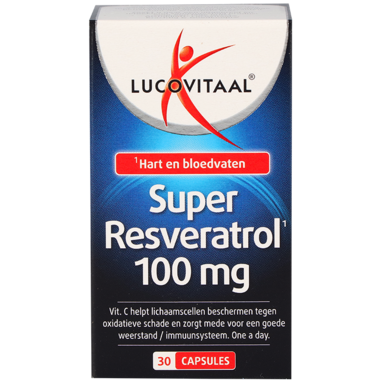 Lucovitaal Super Resveratrol, 100mg (30 Capsules)