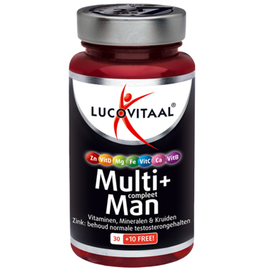 Lucovitaal Mutli+ compleet Man (40 tabletten)