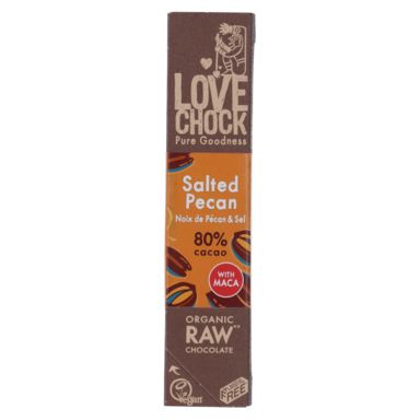 Lovechock Salted Pecan 80% Cacao Bio (40gr)
