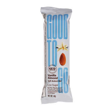 Good To Go Vanilla Almond Keto Bar - 40g