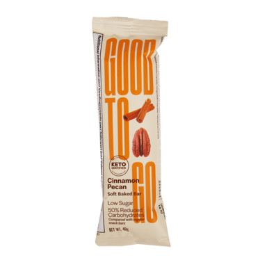 Good To Go Cinnamon Pecan Keto Bar - 40g