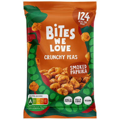 Bites We Love Crunchy Peas Smoked Paprika (35gr)