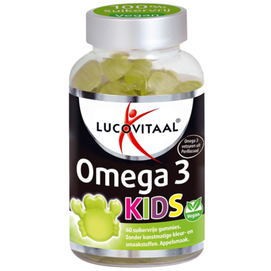 Lucovitaal Omega 3 Kids Appelsmaak (60 Gummies)