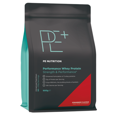 PE Nutrition Performance Whey Protein Strawberry (900gr)