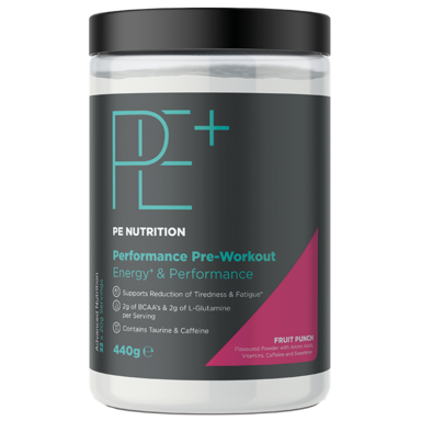 PE Nutrition Performance Pre-Workout Fruit Punch - 440g