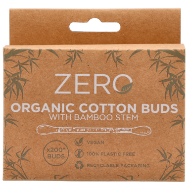 ZERO Organic Cotton Buds (200 buds)