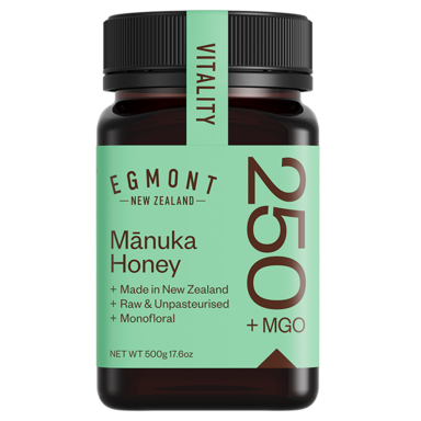 Egmont Honey Manuka Honey Monofloral MGO 250+ - 500g
