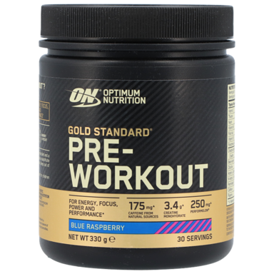 Optimum Nutrition Gold Standard Pre-Workout Blue Raspberry - 330 gr