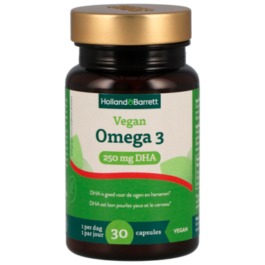 Holland & Barrett Vegan Omega-3 met DHA (30 Capsules)