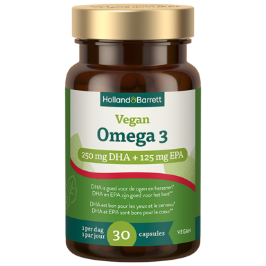 Holland & Barrett Vegan Omega-3 met DHA en EPA - 30 capsules