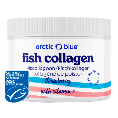 Arctic Blue Puur Arctisch Collageen Aardbeiensmaak - 150 gr