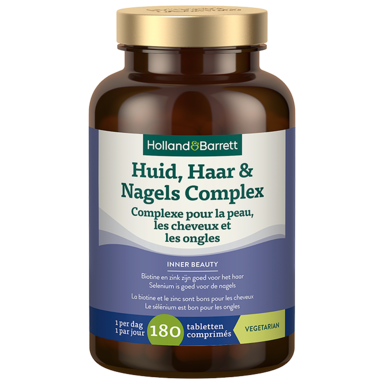 Holland & Barrett Huid, Haar & Nagels Complex - 180 tabletten