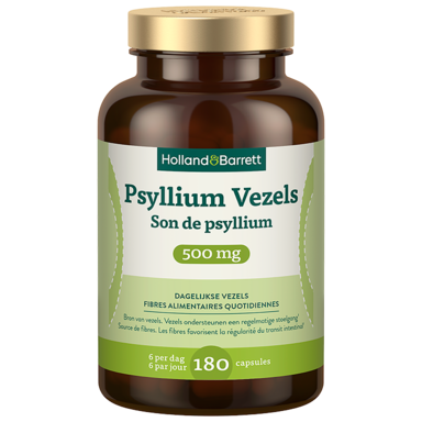 Holland & Barrett Psyllium Vezels 500mg - 180 capsules