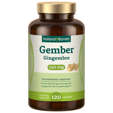 Holland & Barrett Gemberwortel 550 mg - 120 capsules