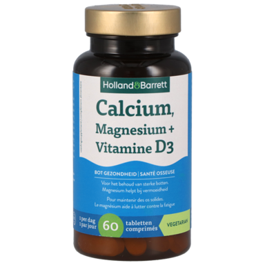 Holland & Barrett Calcium, Magnésium + Vitamine D3 - 60 comprimés
