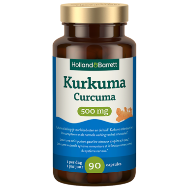 Holland & Barrett Kurkuma 500mg - 90 capsules