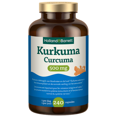 Holland & Barrett Kurkuma 500mg - 240 capsules