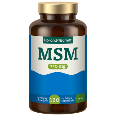 Holland & Barrett MSM 750mg - 120 tabletten