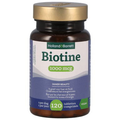 Holland & Barrett Biotin 1000ug 120 Tablets