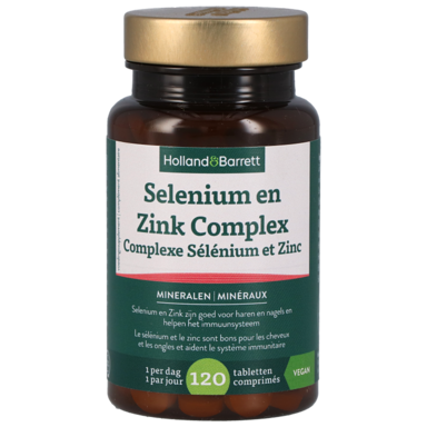 Holland & Barrett Selenium en Zink Complex - 120 tabletten