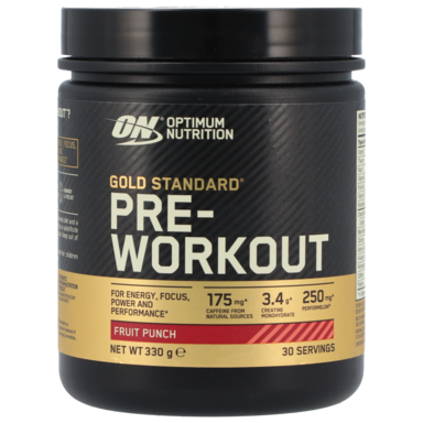 Optimum Nutrition Gold Standard Pre-Workout Fruit Punch - 330g
