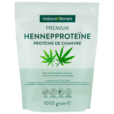 Holland & Barrett Premium Hennepproteïne Poeder - 1kg