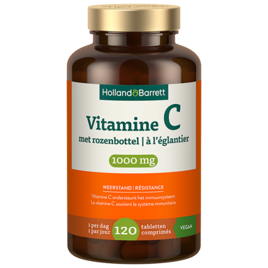 Holland & Barrett Vitamine C met Rozenbottel 1000mg - 120 tabletten